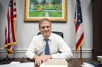 caption: Rep. Jim Jordan, R-Ohio, has joined the House Intelligence Committee to bolster Republican defense of President Trump in the impeachment inquiry.
