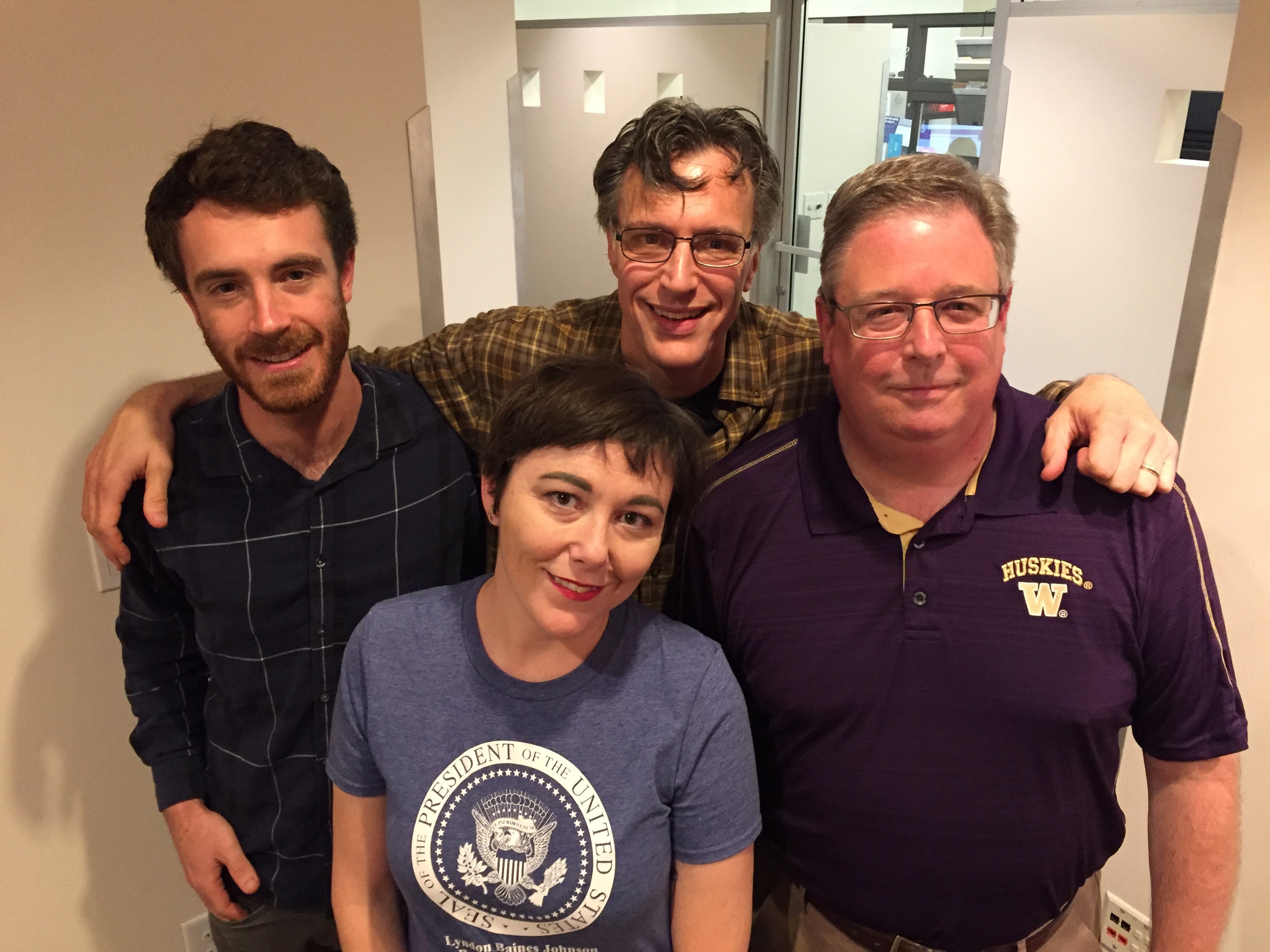 caption: [L-R] David Kroman, Erica Barnett, Bill Radke, Chris Vance
