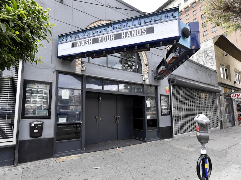 caption: Live music venues such as The Teragram Ballroom in Los Angeles were among the first businesses to close during the pandemic. The Shuttered Venue Operators Grant was supposed to be a lifeline for owners.