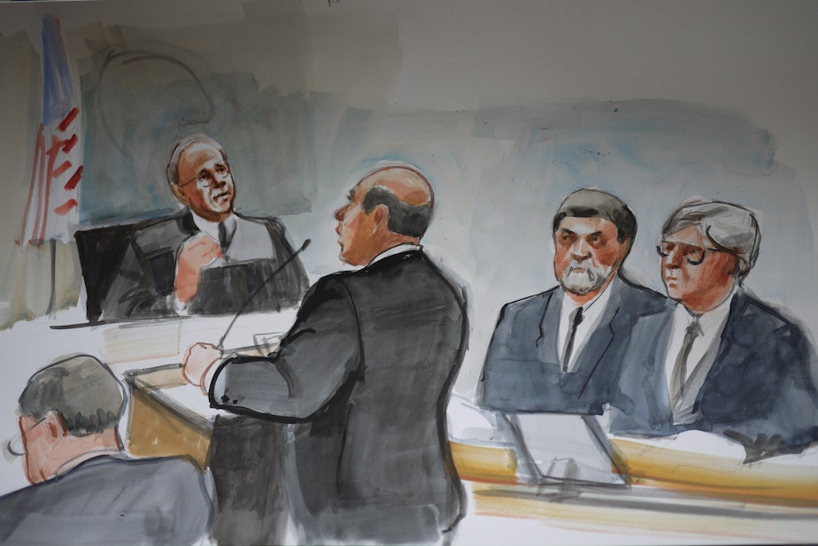 caption: U.S. Magistrate Judge James P. Donohue hears arguments in Daniel Ramirez's case.