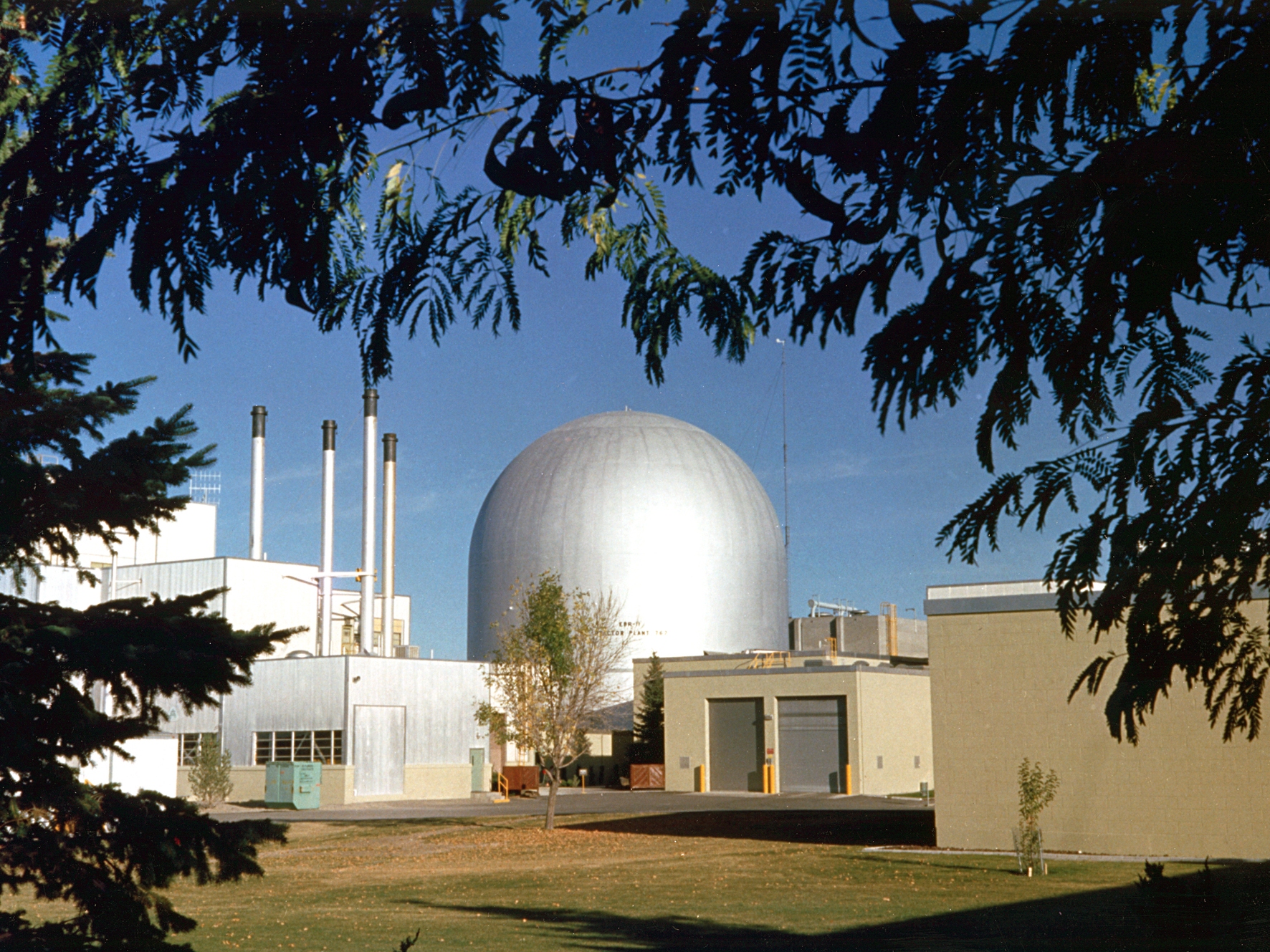 caption: The Experimental Breeder Reactor II at Idaho National Laboratory. Several companies are now pursuing experimental reactor designs in the hopes of upending the nuclear power industry.
