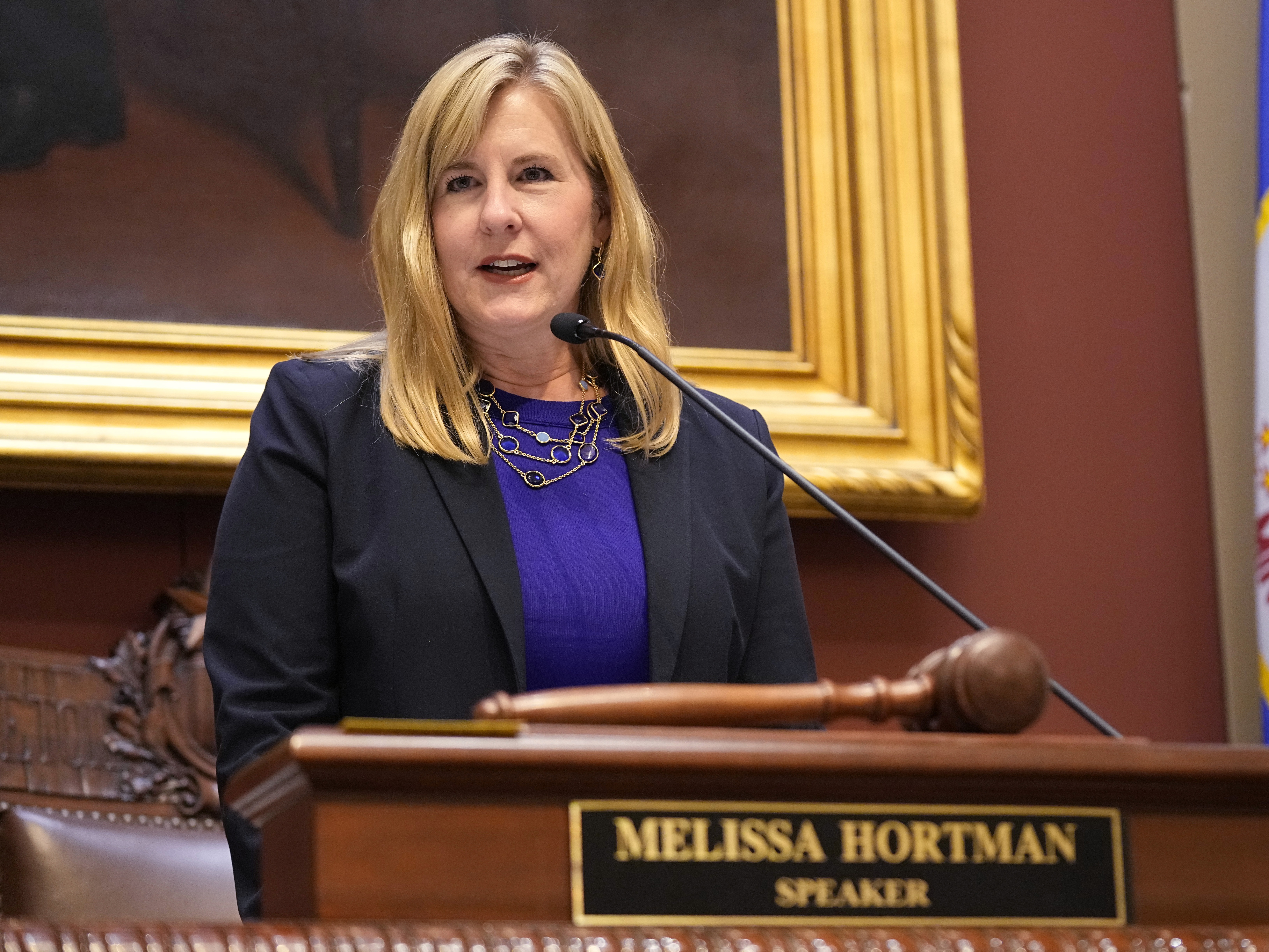 caption: Former Minnesota House Speaker Melissa Hortman and her husband Mark were killed in a shooting at her home near Minneapolis early Saturday, officials said.