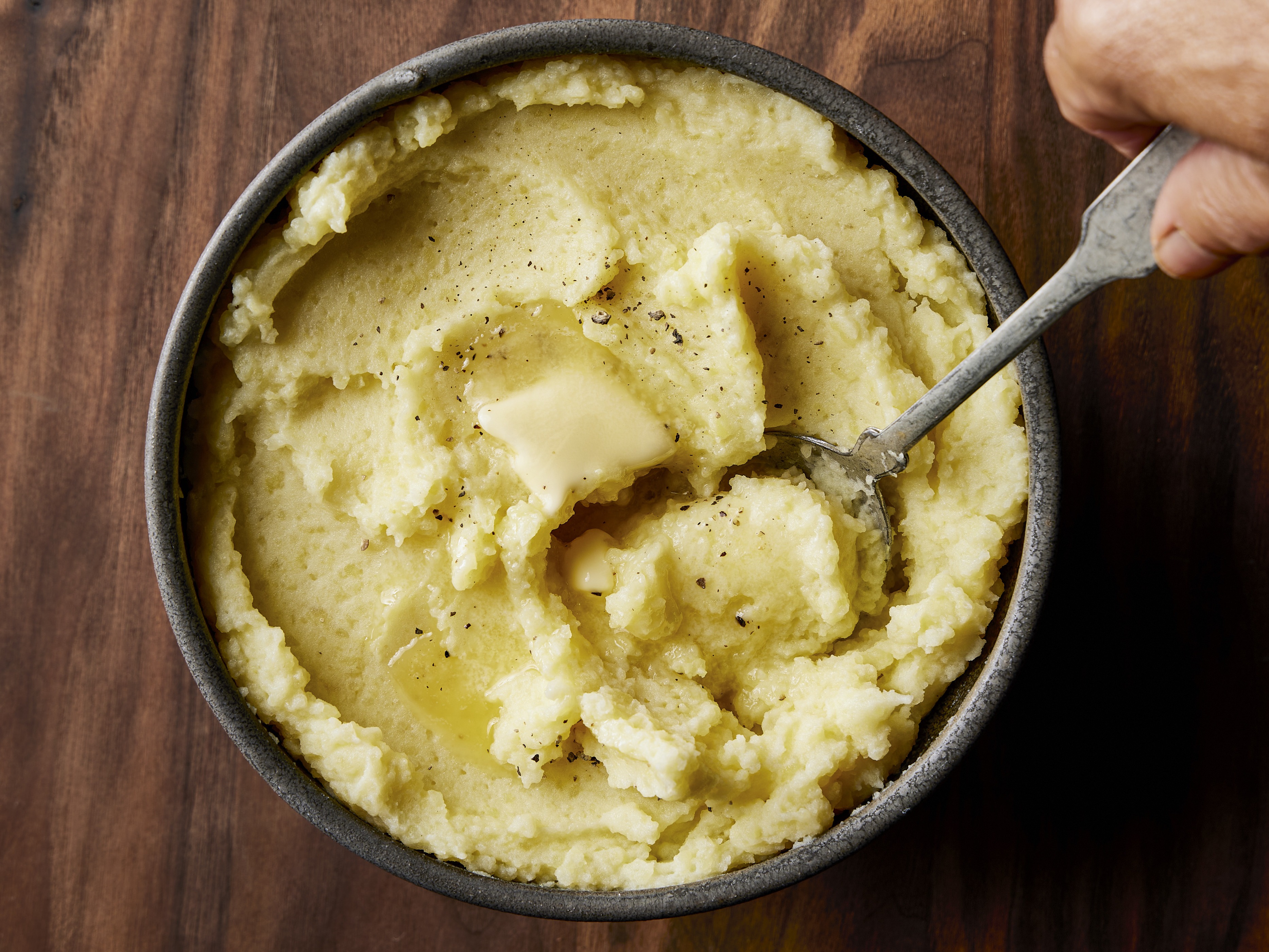 caption: This mashed potatoes recipe from America's Test Kitchen is the perfect way to provide comfort and joy over the holidays.
