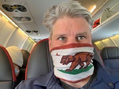 caption: Michael Lowe has filed a lawsuit against American Airlines.