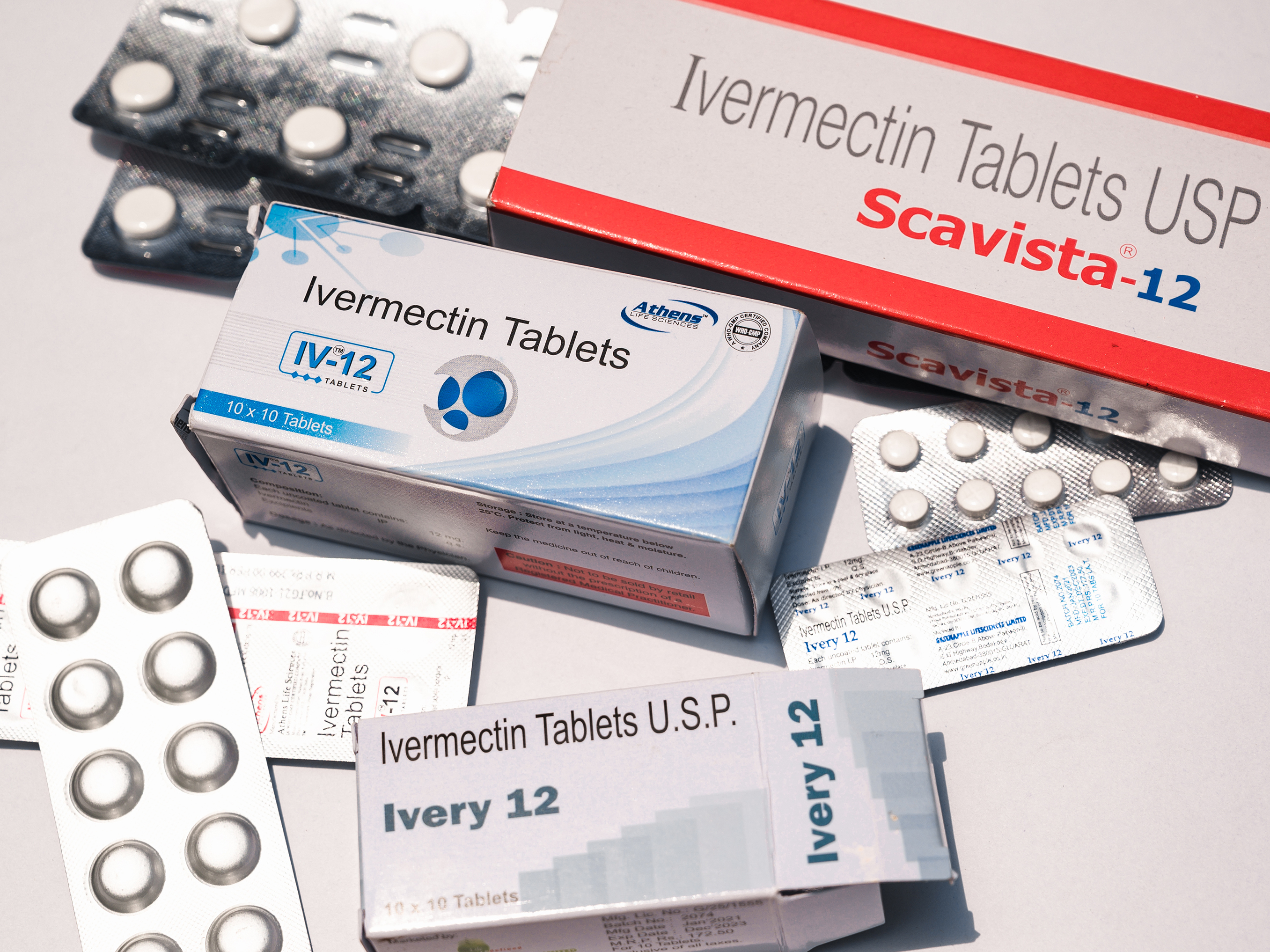 caption: The FDA, CDC and American Medical Association have all warned against the use of ivermectin (shown here in India) in treating COVID-19 patients.