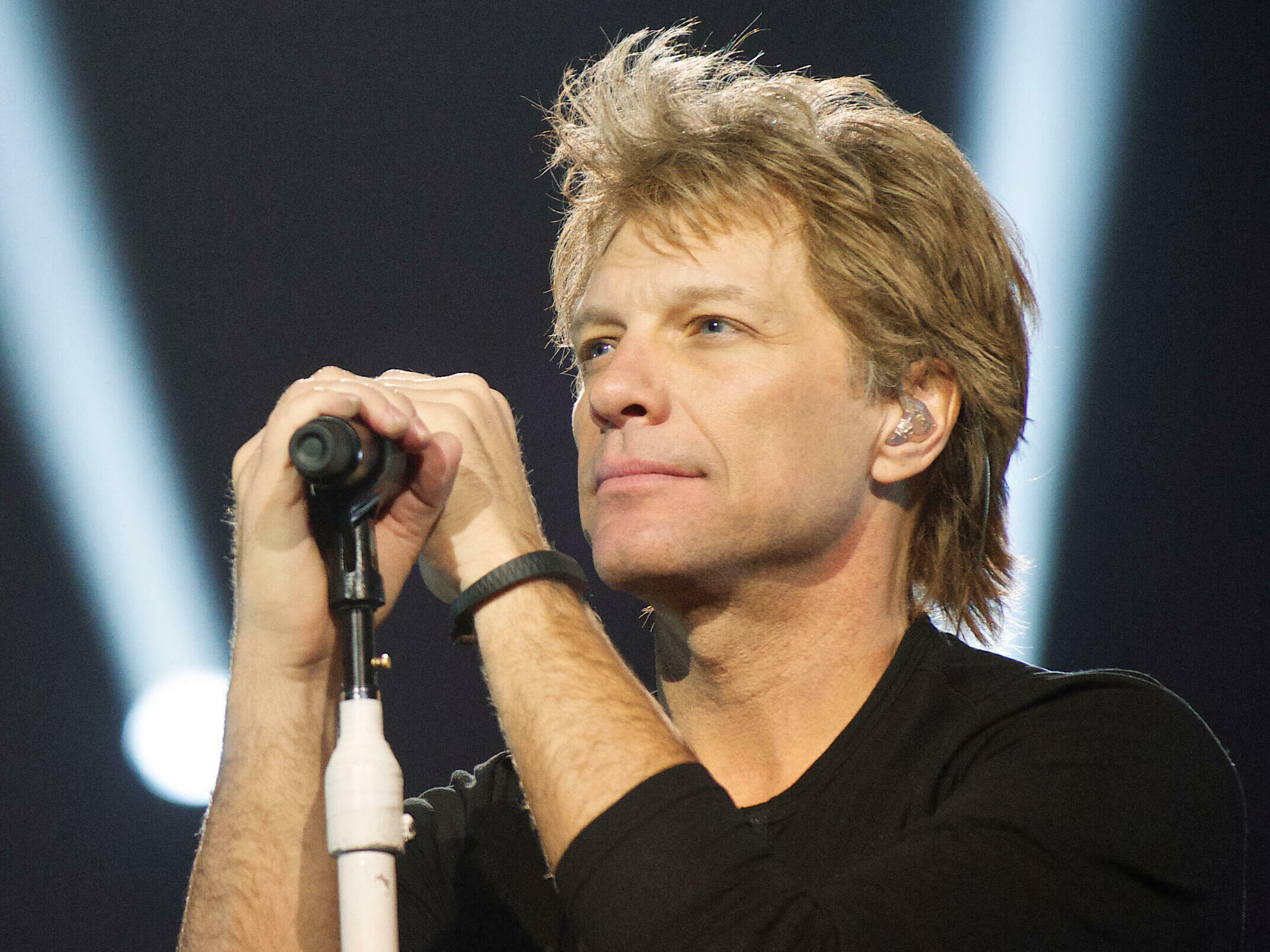 caption: Jon Bon Jovi at the Mohegan Sun in Uncasville, Conn., in 2013.