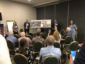 caption:  The last in-person public meeting about Hanford cleanup was in Richland in 2019. 