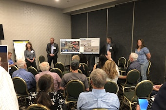 caption:  The last in-person public meeting about Hanford cleanup was in Richland in 2019. 