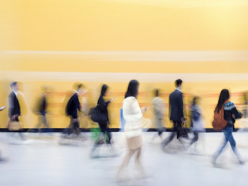 caption: Walking five minutes every half-hour can reduce the risk of high blood pressure, diabetes and heart disease.