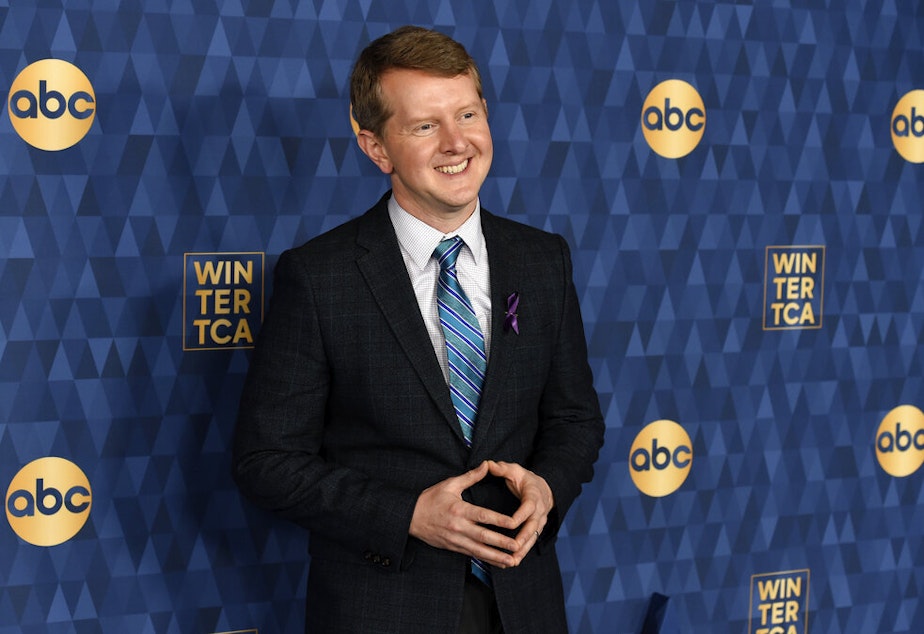 caption: In this Wednesday, Jan.  8, 2020, file photo, Ken Jennings, a cast member in the ABC television series 