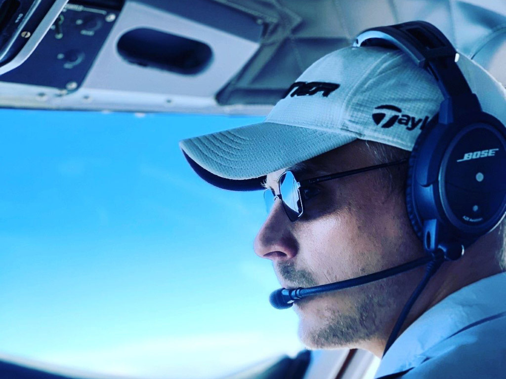 caption: During his flight on Monday, "As I turned to my left and looked down, I could see the head of the snake receding back underneath my seat," pilot Rudolf Erasmus says. "At which point there was a moment of stunned silence, to be brutally honest." He turned the plane around and landed safely at a nearby airport.