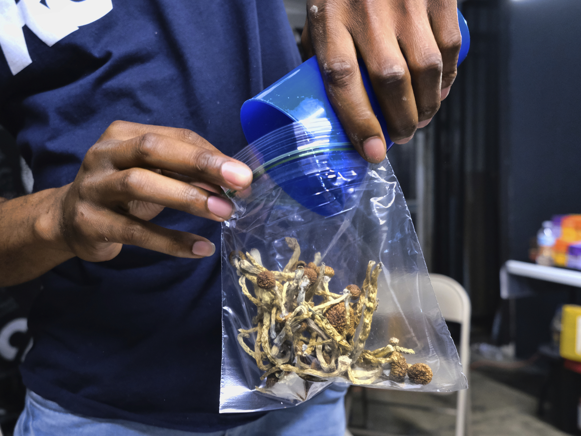 caption: Oakland City Council has voted to decriminalize the possession and use of entheogenic, or psychoactive, plants and fungi.