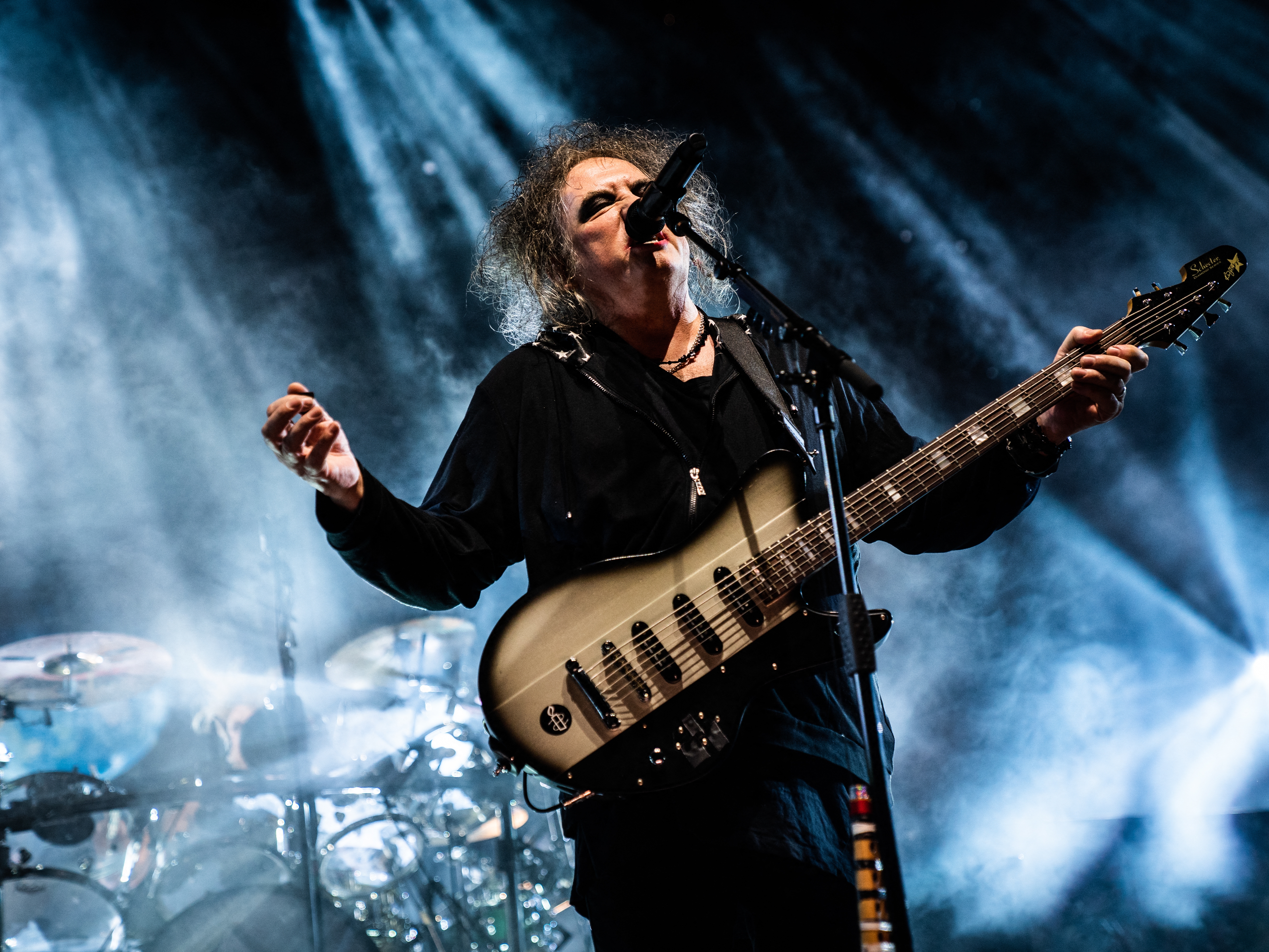 caption: "I think I had a bit of a crisis of confidence, actually, through the last decade," Robert Smith says of the gap between Cure albums, "I sort of thought I'd written everything I had to write, but as it turns out, I haven't."