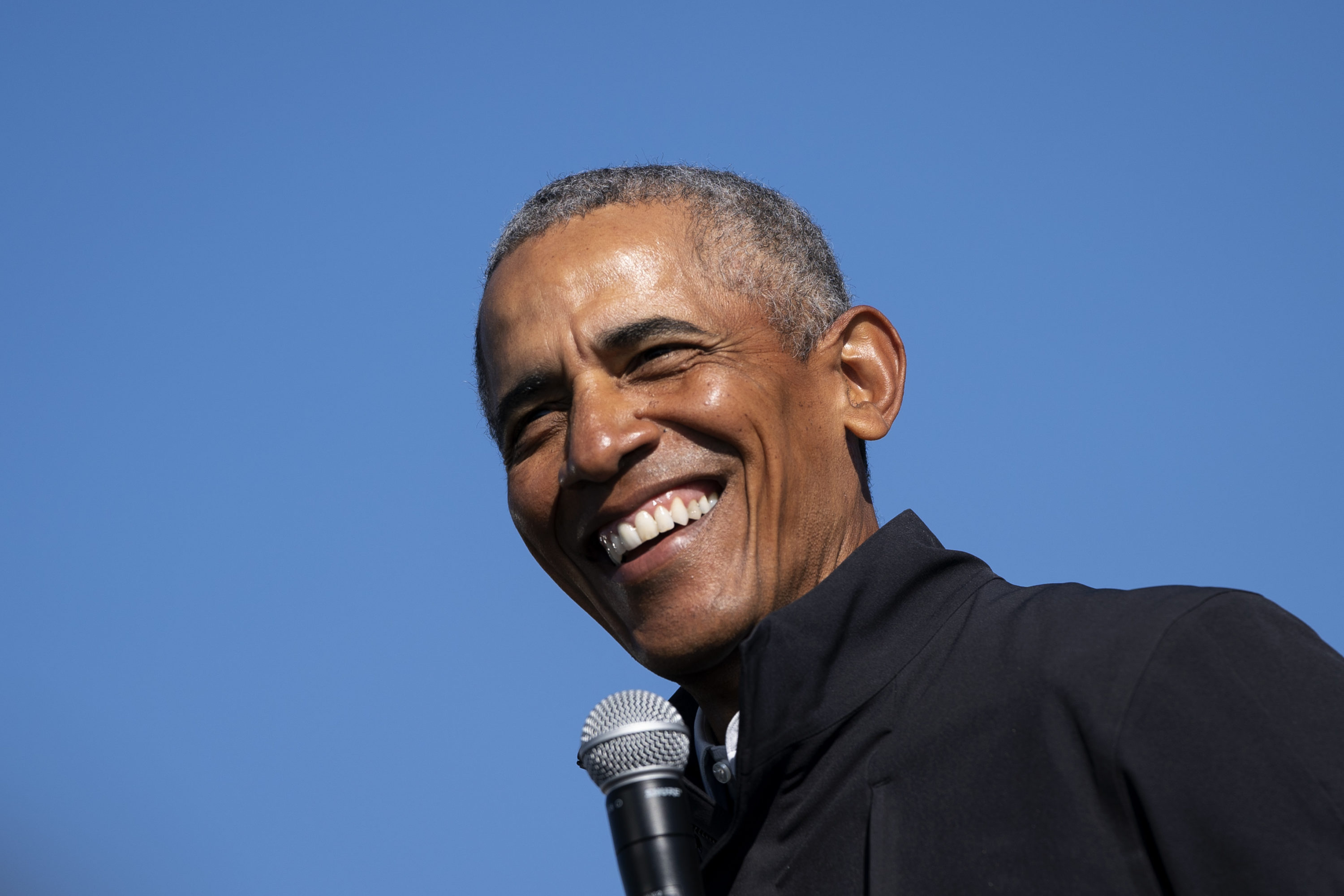caption: Former President Barack Obama (Drew Angerer/Getty Images)