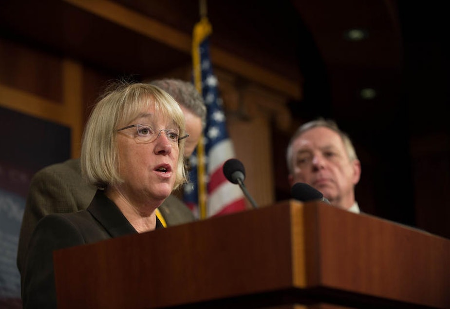 caption: Washington Senator Patty Murray