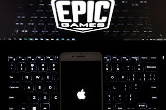 caption: Epic Games, creator of the popular game "Fortnite," accuses Apple of running its App Store as an illegal monopoly because it only allows in-app purchases on iPhones to be processed by Apple's own payment system. The trial outcome could have far-reaching consequences for Silicon Valley and the future of how money moves on smartphones and other devices.