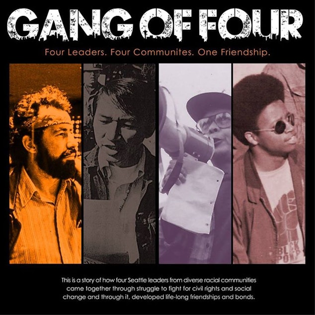 caption: "Gang of Four," by Bob Santos and Gary Iwamoto