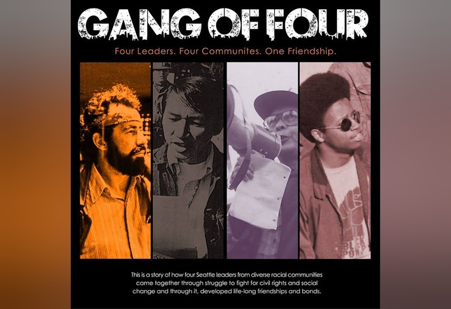 caption: "Gang of Four," by Bob Santos and Gary Iwamoto