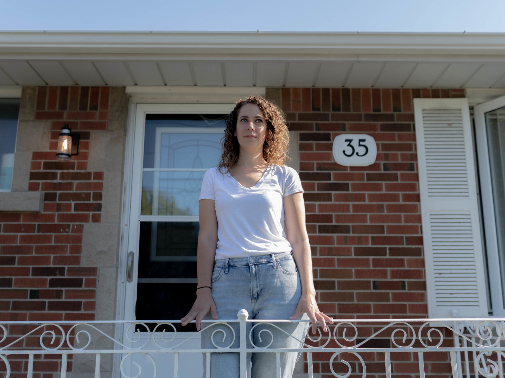 caption: After her Facebook account was hacked, Angela McNamara struggled to get help from the social network. McNamara at her home Monday in Hamilton, Ontario.