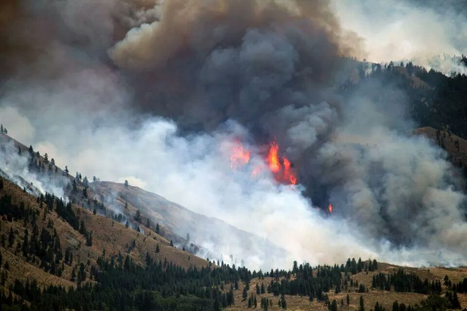 caption: The Washington National Guard continues to provide support to the people of North Central Washington who have been affected by the Carlton Complex Fire.