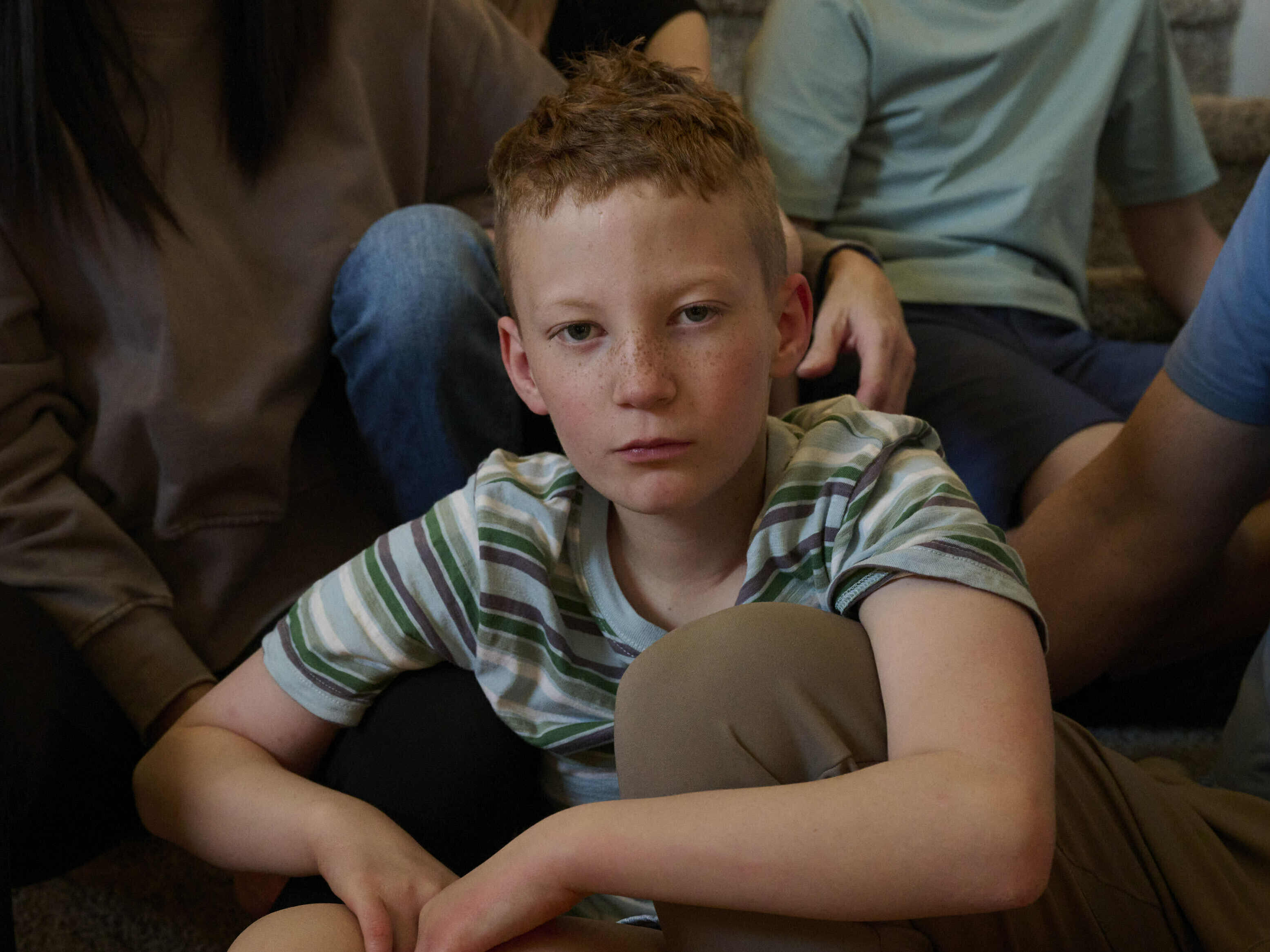 caption: Winston Hall, 9, needs growth hormone to manage symptoms of Prader-Willi syndrome, a genetic condition. A shortage of the medicine has contributed to behavioral issues that led him to be sent home from school.