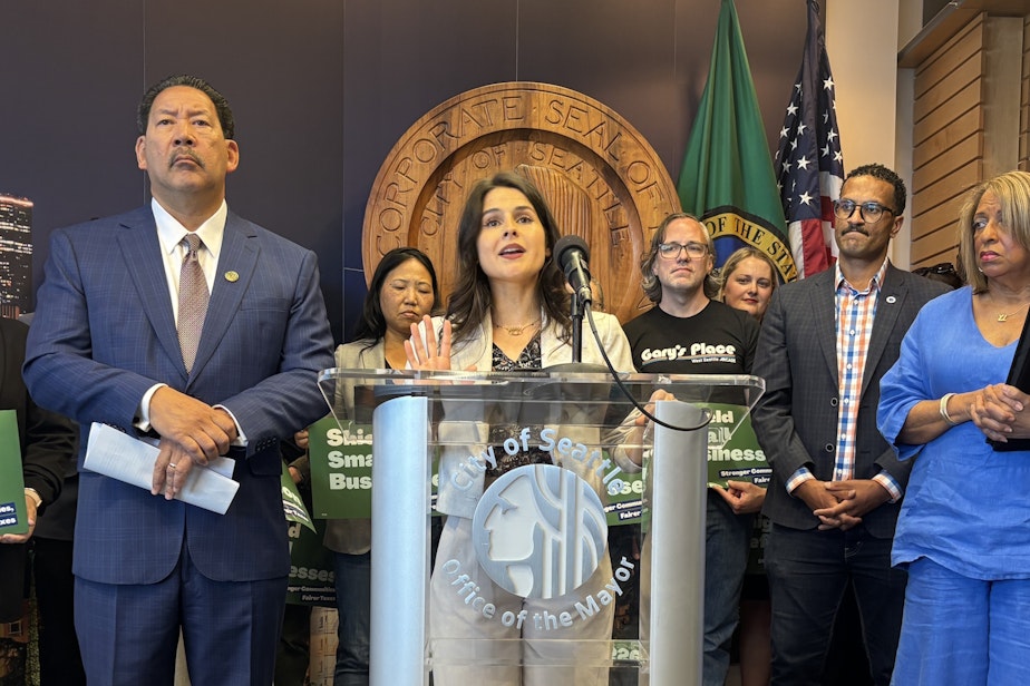 caption: Seattle City Councilmember Alexis Mercedes Rinck talks about reforming the Business and Occupation Tax