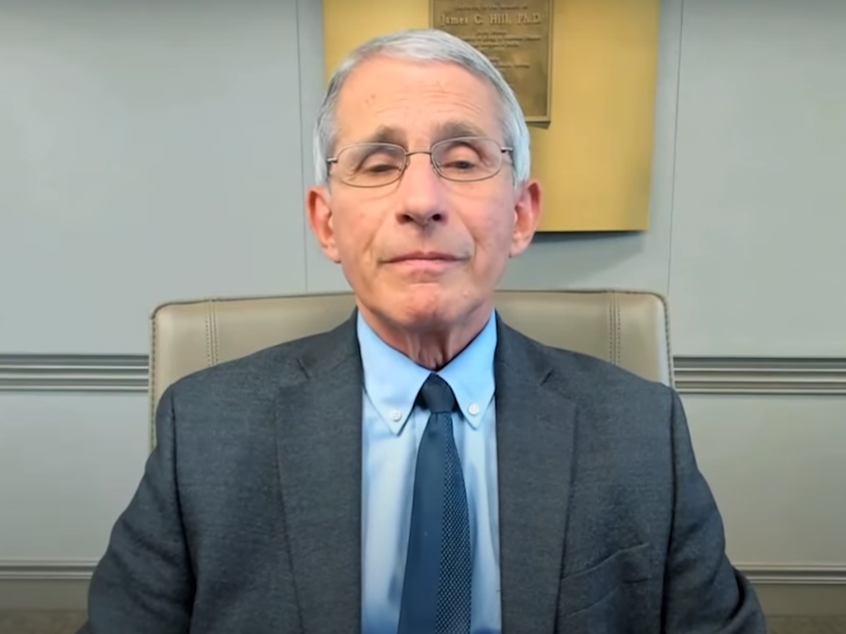 Dr. Anthony Fauci, a leading member of the White House's coronavirus task force, made a surprise appearance at the virtual graduation ceremony for the College of the Holy Cross, where he is an alumnus.