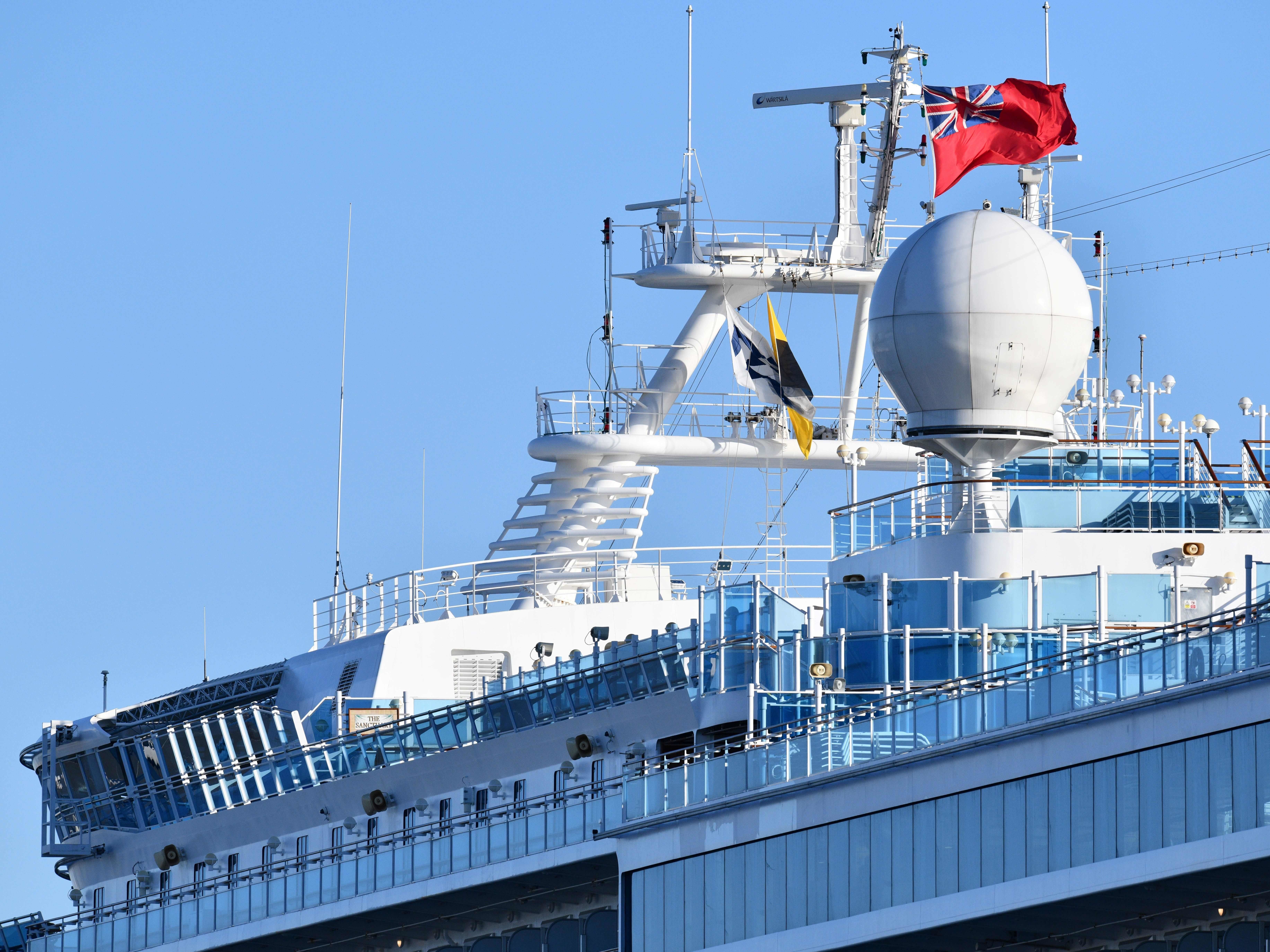 caption: Two Princess cruise ships, including the Diamond Princess, have faced high-profile difficulties because of the spread of the coronavirus.