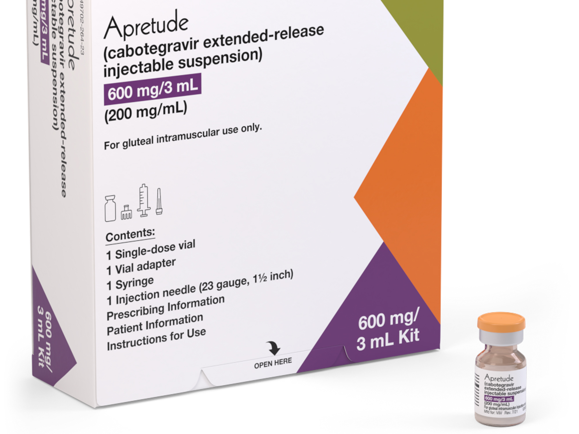 caption: Apretude, a new drug approved by the FDA this week, is an injection that has proven to be significantly more effective at reducing the risk of sexually-acquired HIV.