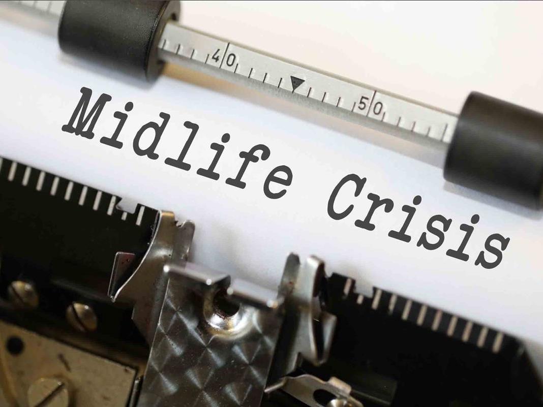 caption: Midlife crisis.