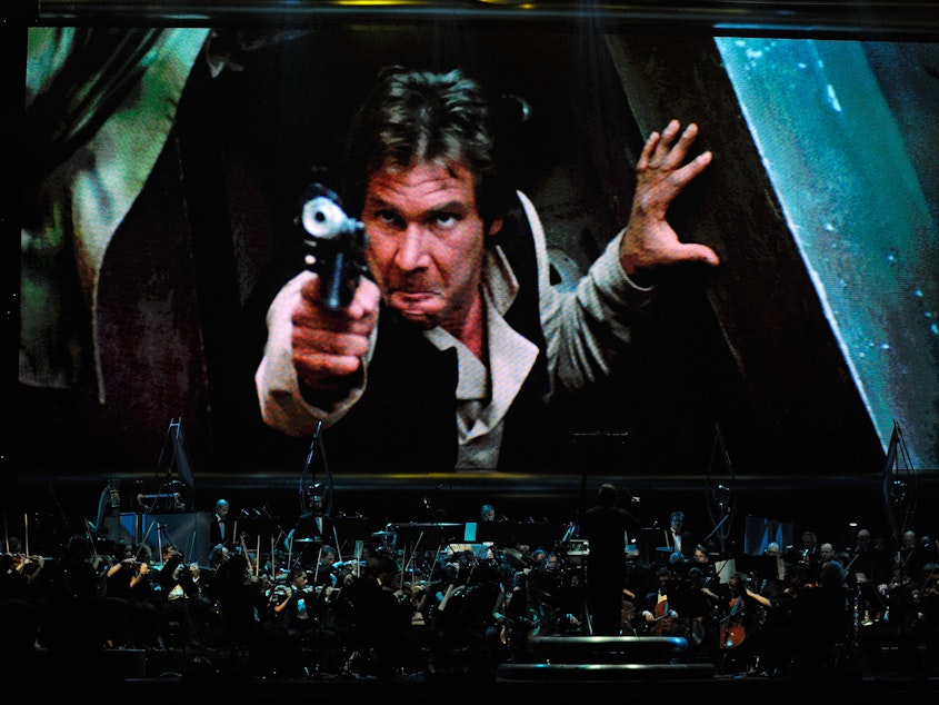 caption: Decades after its release, <em>Return of the Jedi</em> still draws a crowd.