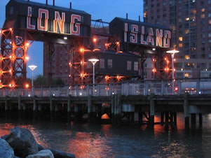 caption: A view of Gantry Plaza State Park, in Long Island City.