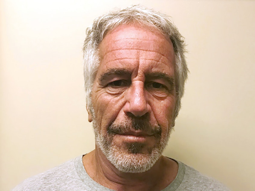 caption: This March 28, 2017, file photo, provided by the New York State Sex Offender Registry shows Jeffrey Epstein. Epstein has died while awaiting trial on sex-trafficking charges.