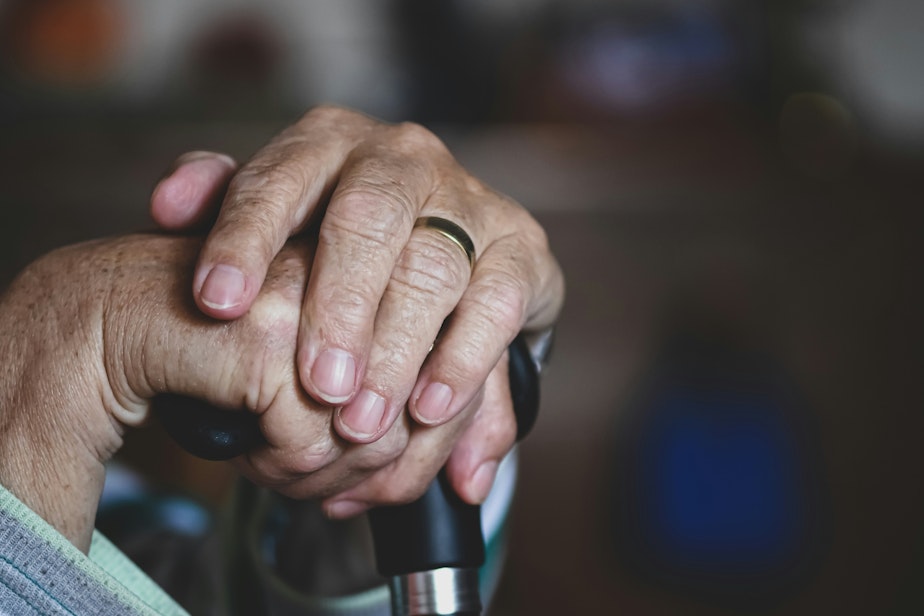 older person hands generic