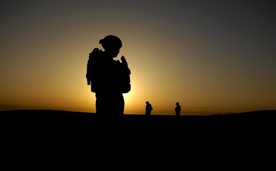 caption: Women in the Army and enlisted soldiers were more likely to attempt suicide, a study found.