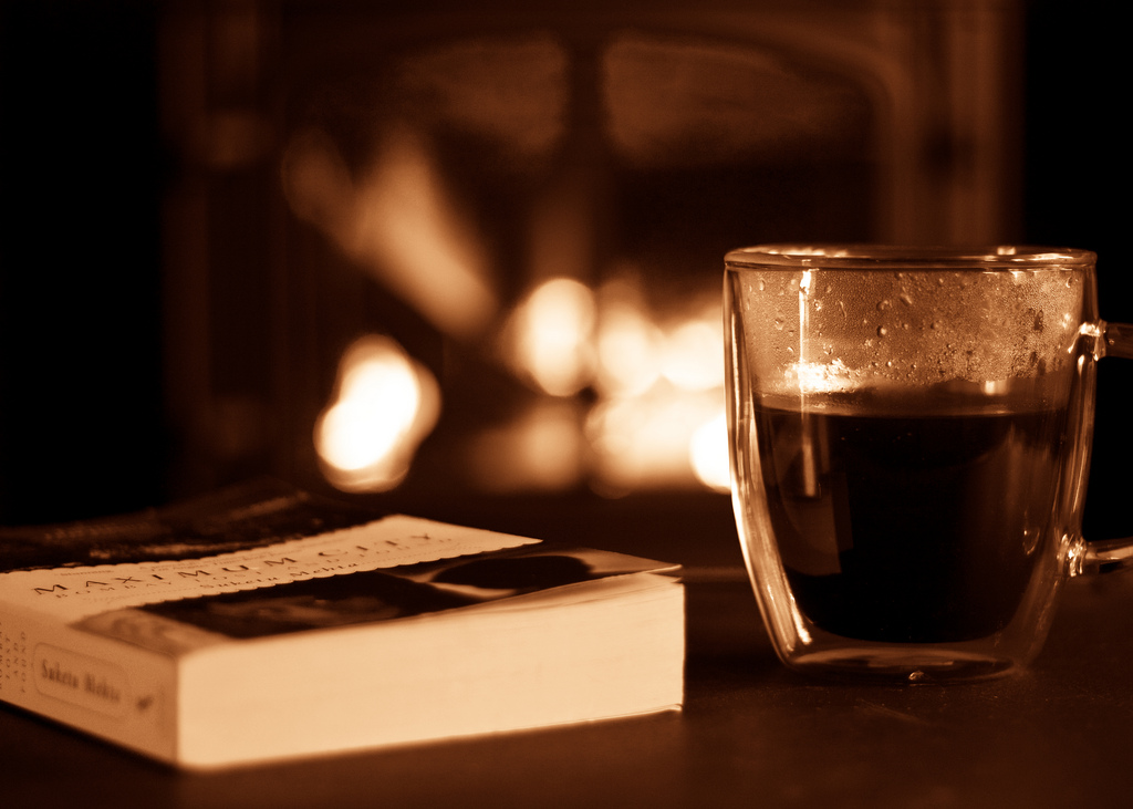 caption: Tis the season to curl up with a good book. 