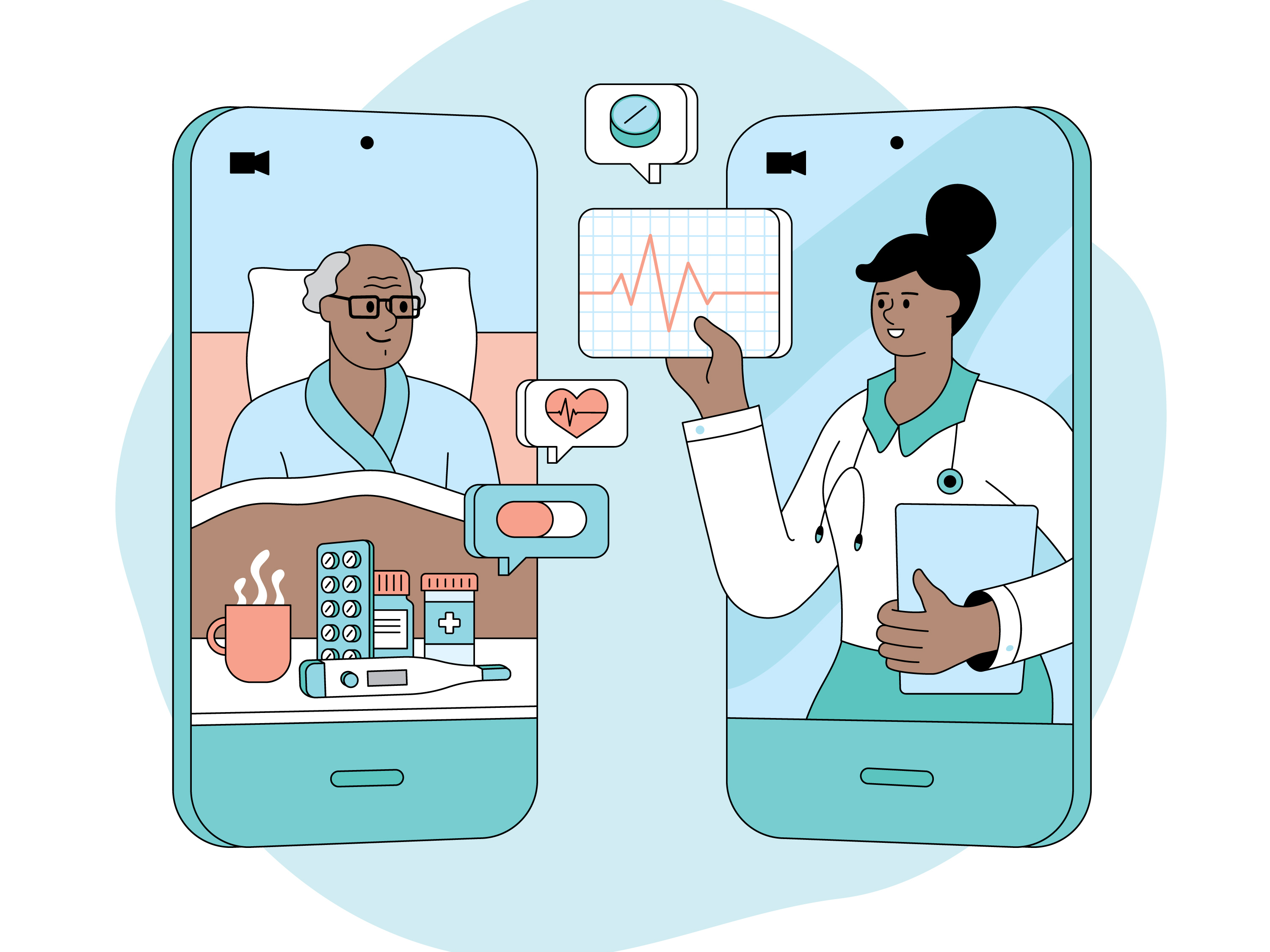 Around 42% of respondents in a recent NPR poll said someone in their household had used telehealth. Of those, 82% reported satisfaction, yet nearly two-thirds — 64% — would have preferred to see their nurse or doctor in person.