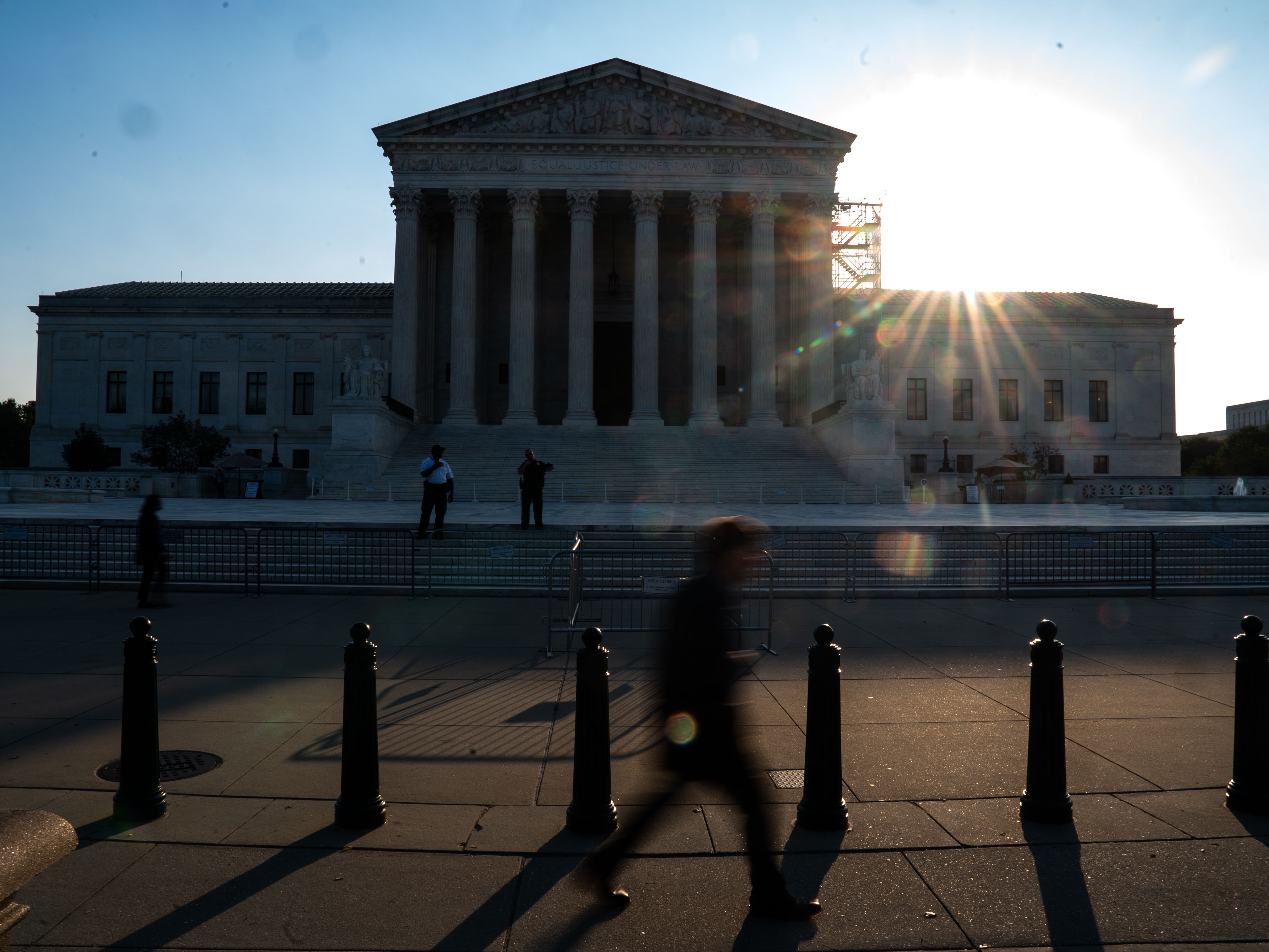 caption: The U.S. Supreme Court put on hold a lower court order that stopped Virginia from purging its voter rolls.