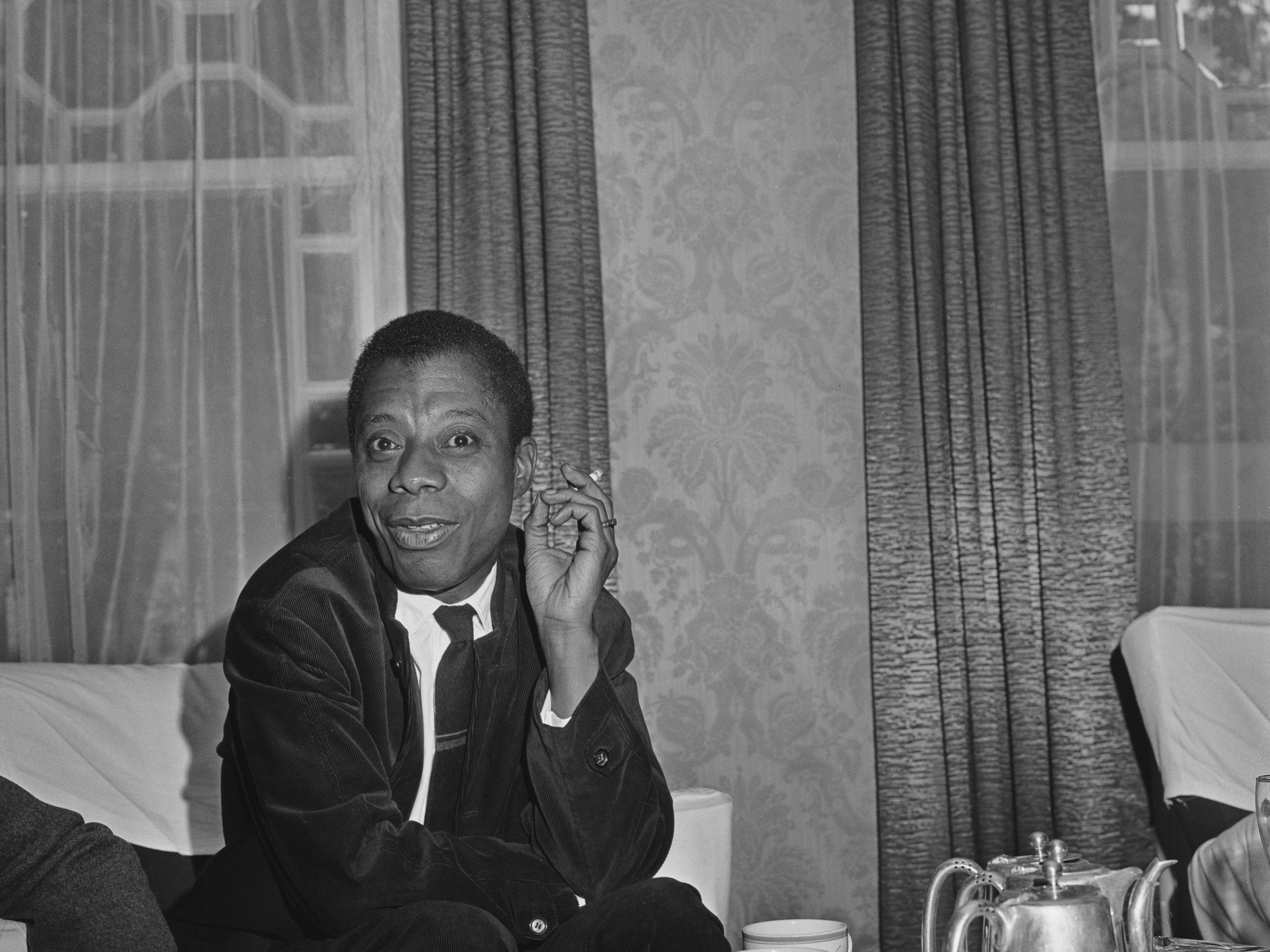 caption: The author James Baldwin would have turned 100 on Aug, 2.