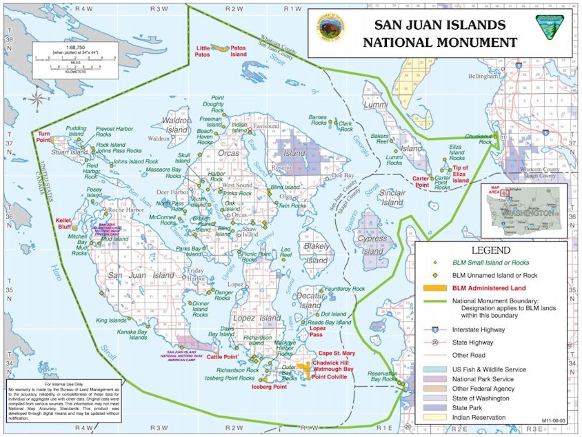 caption: San Juan Islands National Monument