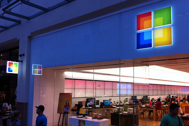 caption: Microsoft will release its new operating system, Windows 10, some time next year.