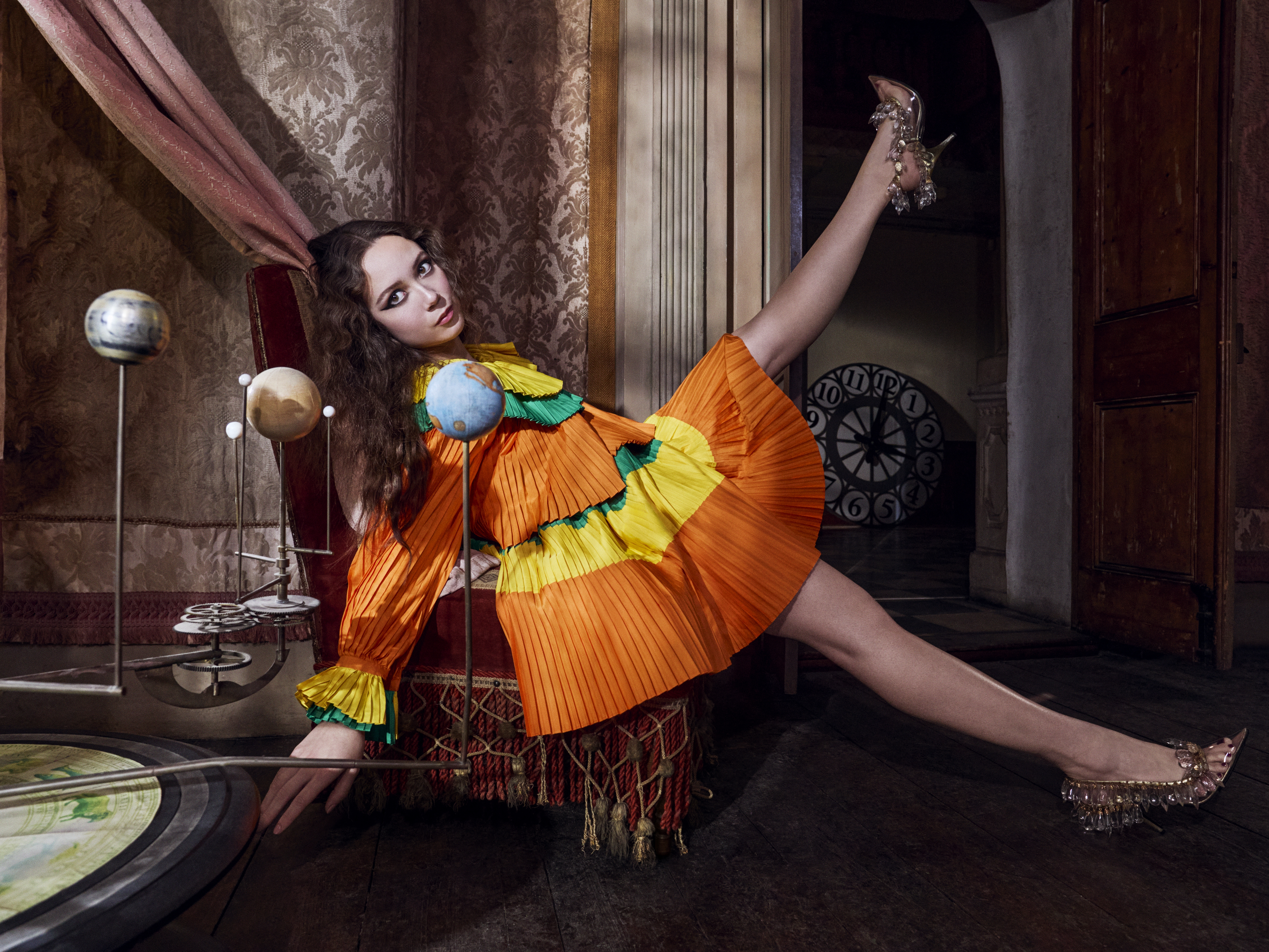 caption: "Every night I go out on stage and I'm shocked that this many people even know who I am," Laufey says.