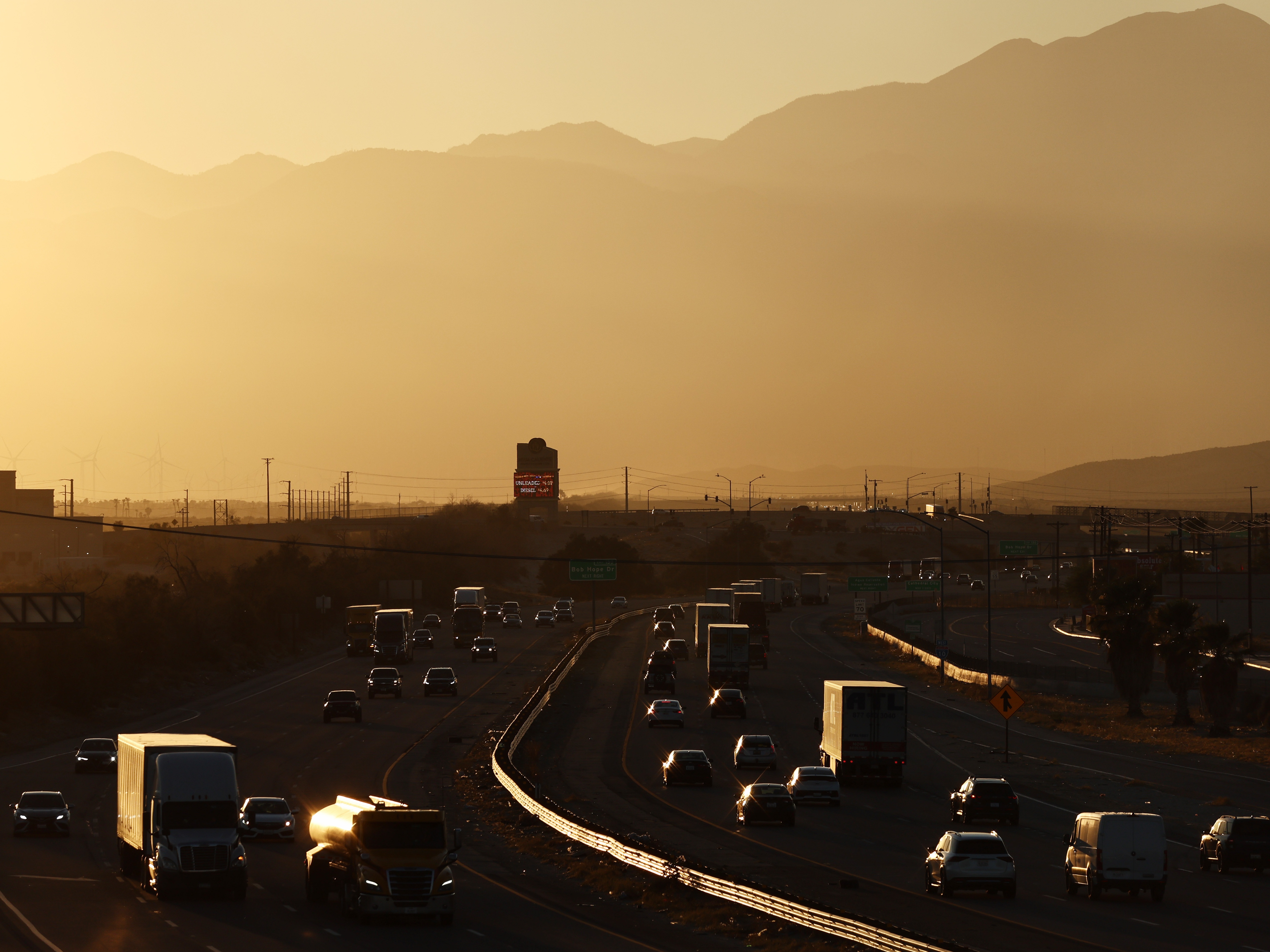 caption: Palm Springs, Calif., is one of many U.S. cities seeing temperature records falling in recent days and weeks.