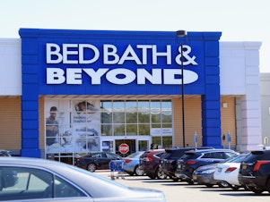 caption: Bed Bath & Beyond has lost shoppers and money after a series of ineffective or mistimed turnaround attempts. It has also exhausted numerous financial lifelines. Shown here is a Bed Bath & Beyond store in Westbury, New York.