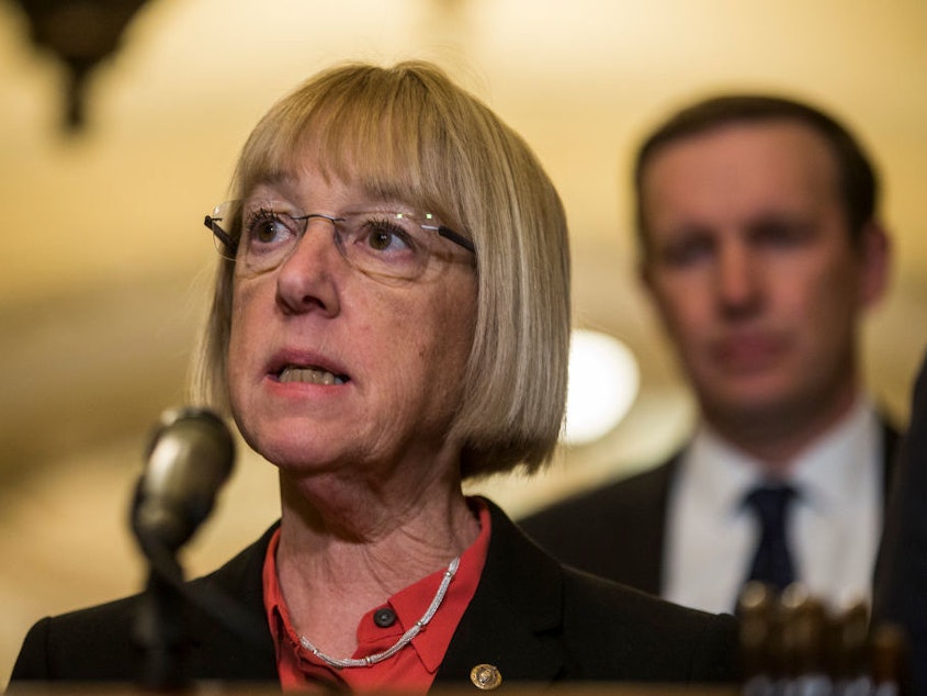 caption: Sen. Patty Murray, D-Wash., ranking member of the Health, Education, Labor and Pensions Committee, issued a report on racial disparities and COVID-19 calling for congressional action.