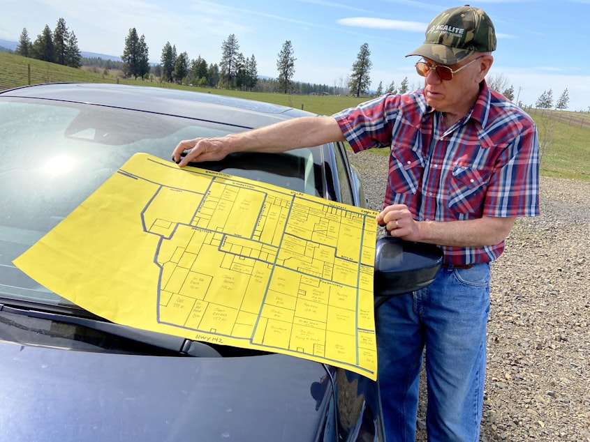 caption: Greg Wagner founded C.E.A.S.E - Citizens Educated About Solar Energy - in October 2020. He's spent recent months combing public documents in his fight against the large-scale solar farms that could be built near his property.