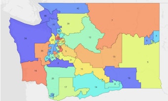 caption: A federal judge ruled Friday, March 15, 2024 that this map adheres to the Voting Rights Act, teeing up changes for several current lawmakers and for voters in Central Washington. 