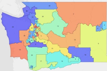 caption: A federal judge ruled Friday, March 15, 2024 that this map adheres to the Voting Rights Act, teeing up changes for several current lawmakers and for voters in Central Washington. 