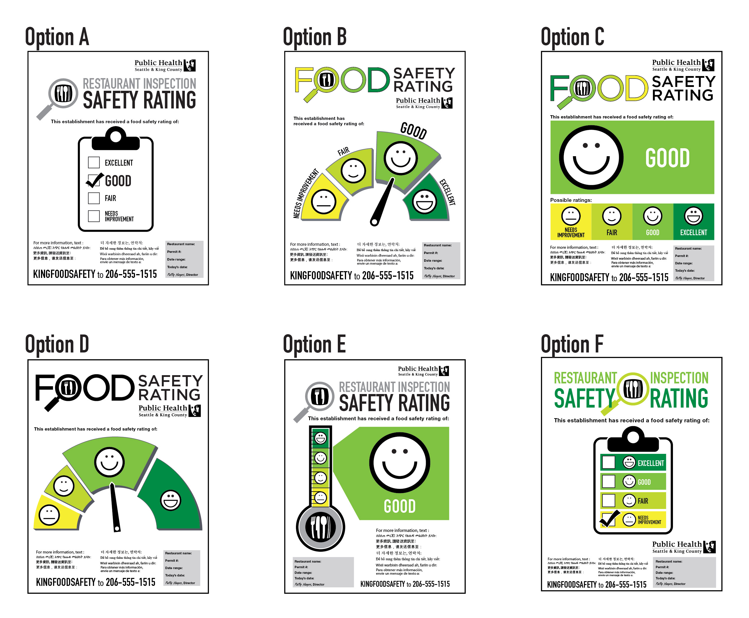 caption: King County is asking the public to vote on these 6 options