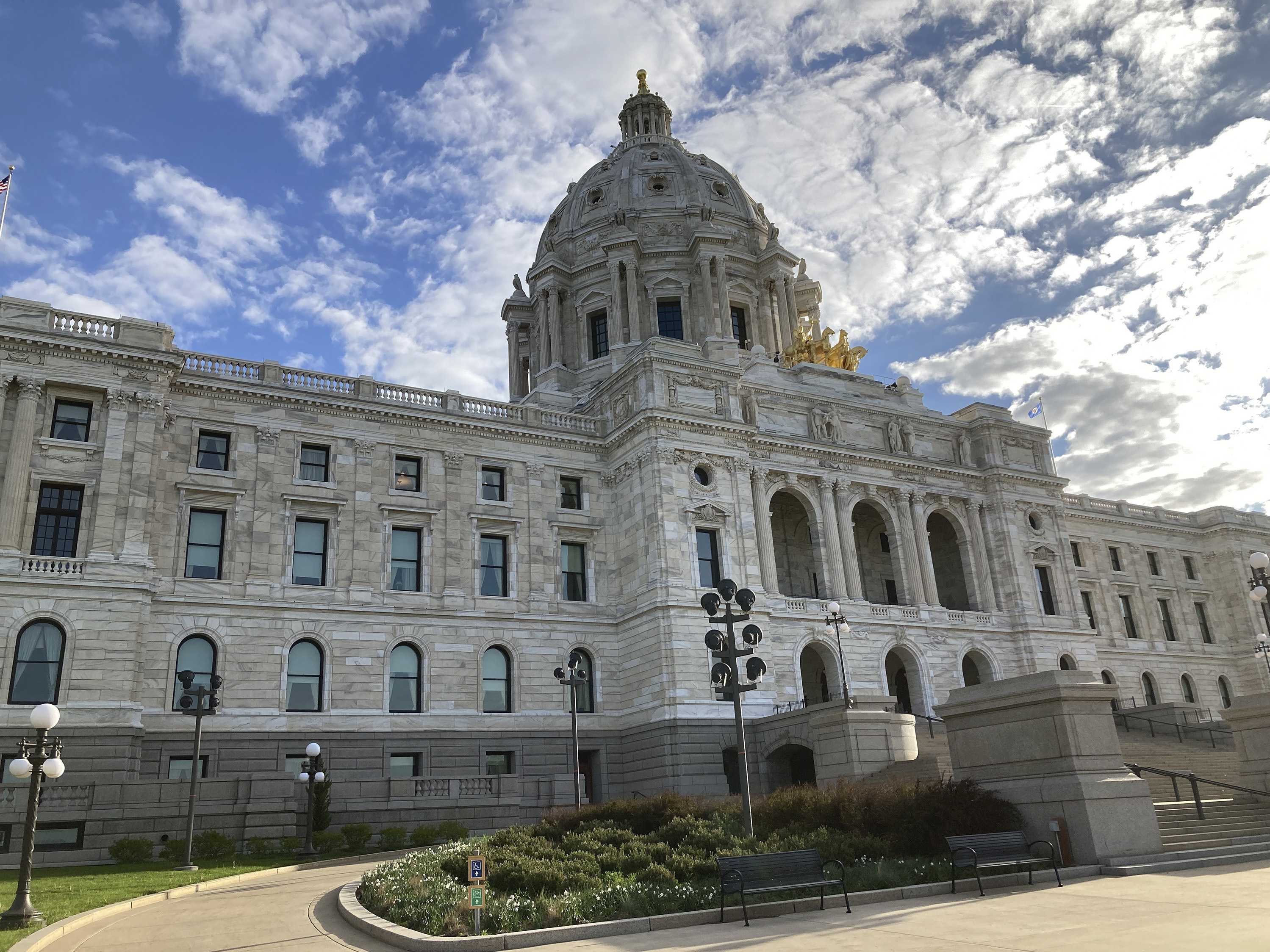 caption: The Minnesota State Capitol is seen in this 2022 file photo. Legislation sent to the governor would immediately restore voting access to thousands in the state.